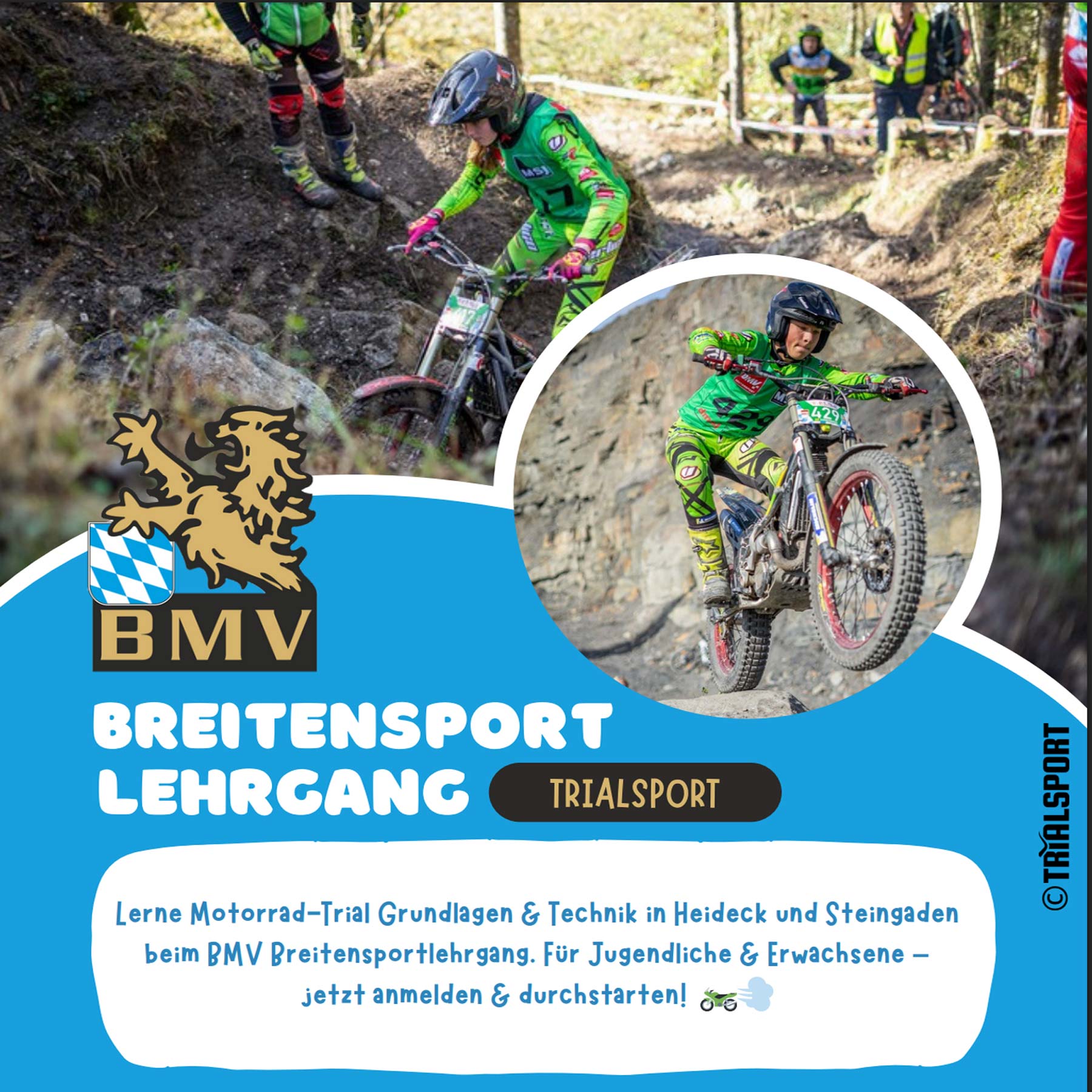 Zwei-Tages-Lehrgänge Heideck und Steingaden