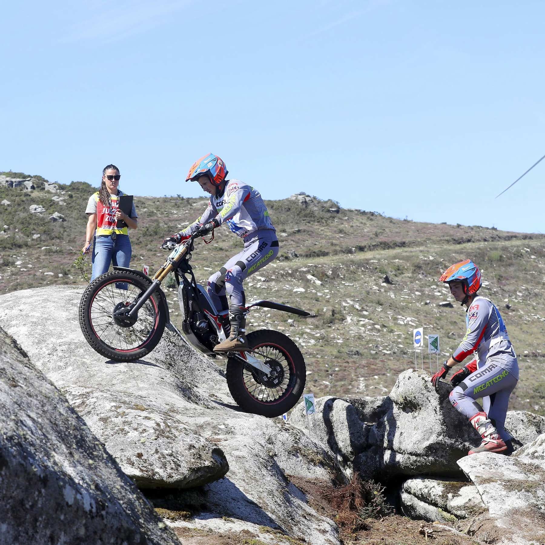 Noguera nochmal Platz 1 bei der spanischen Trial Championship in Vimianzo