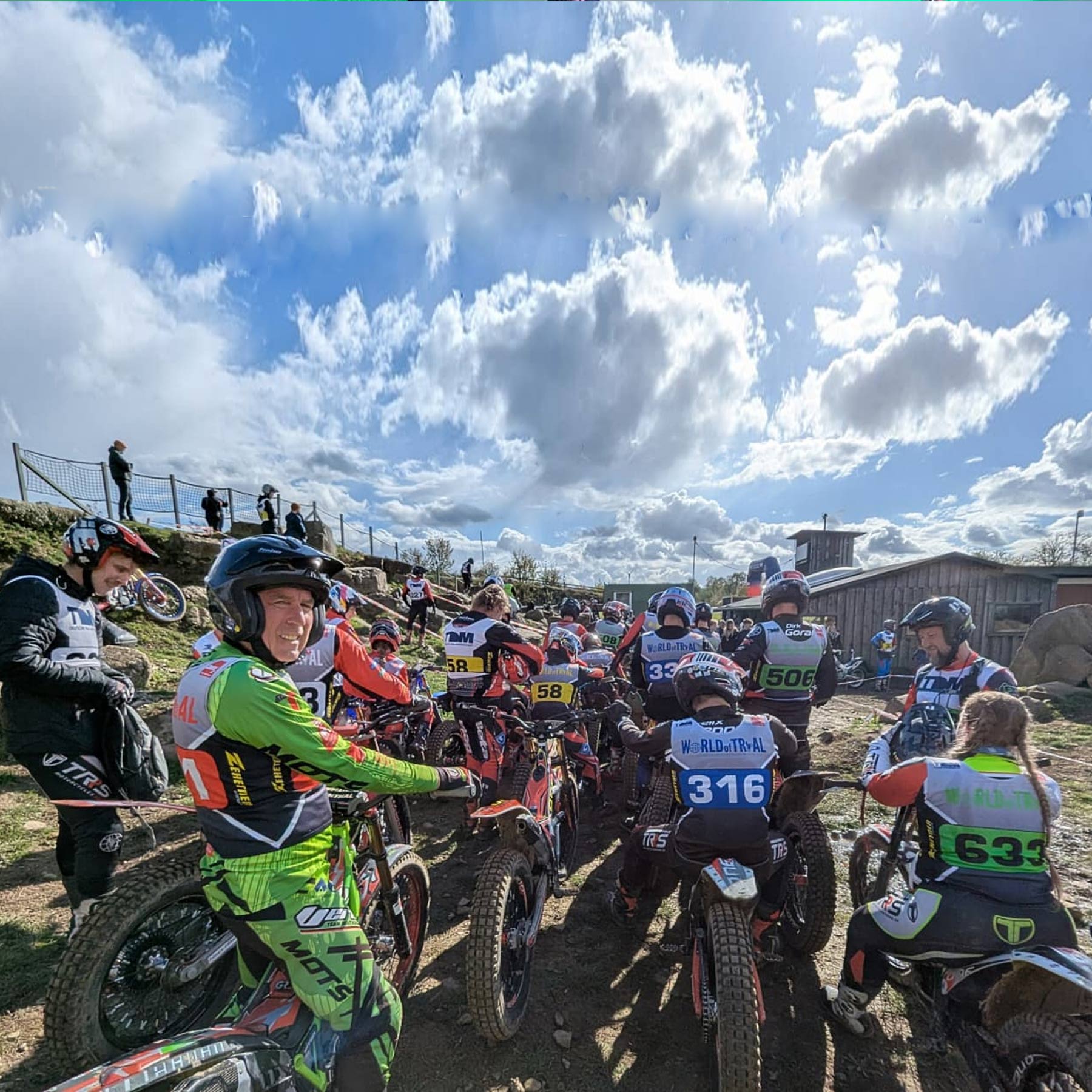 Finale der Deutschen Trial-Meisterschaft 2026 in Werl.
